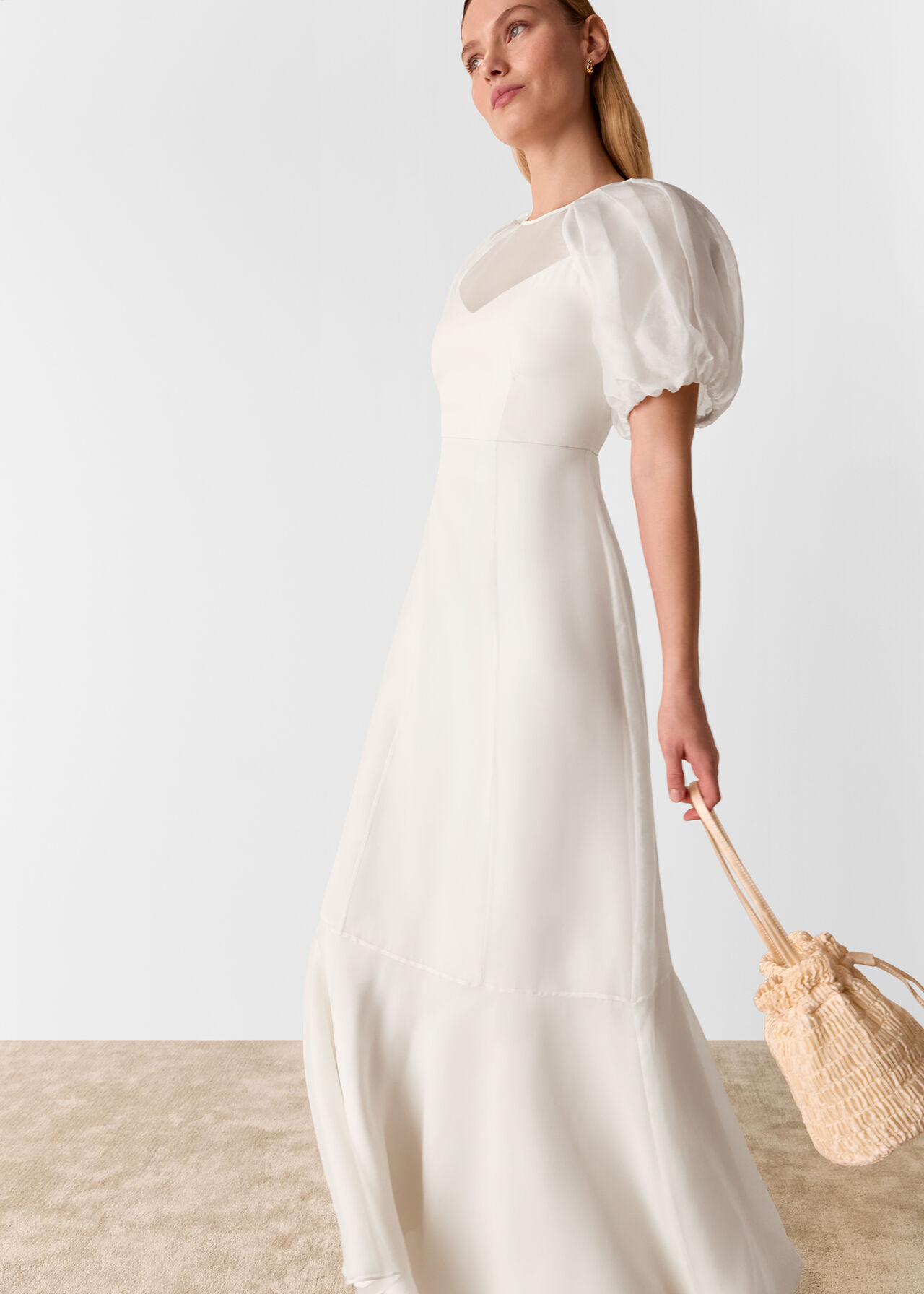 Sabrina Silk Wedding Dress